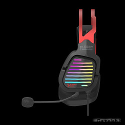 Наушники с микрофоном A4Tech Bloody G560 черный/красный 2м мониторные оголовье (G560 SPORTS RED)