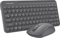 Клавиатура + мышь A4Tech Fstyler FG3200 Air2 клав:серый мышь:серый USB беспроводная slim Multimedia
