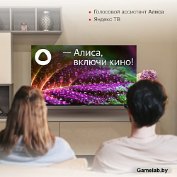 Телевизор LED Starwind 55" SW-LED55UG403 Яндекс.ТВ Frameless черный 4K Ultra HD 60Hz DVB-T DVB-T2 DV