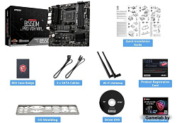 Материнская плата MSI B550M PRO-VDH WIFI Soc-AM4 AMD B550 4xDDR4 mATX AC`97 8ch(7.1) GbLAN RAID+HDMI