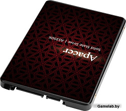 Apacer SSD PANTHER AS350X 256Gb SATA 2.5" 7mm, R560/W540 Mb/s, IOPS 80K, MTBF 1,5M, 3D NAND, Retail