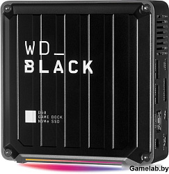 Накопитель SSD WD Thdb3 1Tb WDBA3U0010BBK-EESN D50 Game Dock 1.8" черный USB 3.1 type C