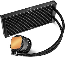 Система водяного охлаждения Valkyrie Dragonfang 240 Black / 2x120mm ARGB fans, 250W TDP, 29dBA / HW 