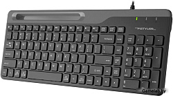 Клавиатура A4Tech Fstyler FK25 черный/серый USB slim
