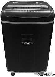 Шредер Heleos УМ35-4 черный (секр.P-4) фрагменты 23лист. 35лтр. скрепки скобы пл.карты CD