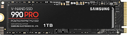SSD SAMSUNG 990 PRO 1Тб M.2 PCIe Gen4 NVMe MLC Скорость записи 6900 Мб/сек. Скорость чтения 7450 Мб/