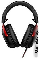 Наушники с микрофоном HyperX Cloud III черный/красный 1.2м мониторные оголовье (727A9AA)