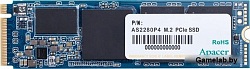 Apacer SSD AS2280P4 1TB M.2 PCIe Gen3x4, R3000/W2000 Mb/s, MTBF 1.5M, 3D TLC, NVMe, Retail (AP1TBAS2