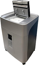 Шредер Office Kit SA375 серый/черный с автоподачей (секр.P-4) фрагменты 375лист. 42лтр. скрепки скоб