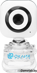Камера Web Оклик OK-C8812 белый 0.3Mpix (640x480) USB2.0 с микрофоном