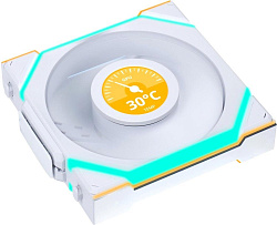 Вентилятор для корпуса Lian-Li Uni Fan SL Wireless 120 LCD Reverse ARGB 120х124.5x28 белый 4-pin 31д