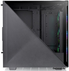 Корпус Thermaltake Divider 300 TG ARGB черный без БП ATX 2x120mm 2xUSB3.0 audio front door bott PSU