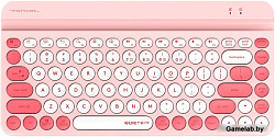 Клавиатура A4Tech Fstyler FBK30 розовый USB беспроводная BT/Radio slim Multimedia (FBK30 RASPBERRY)