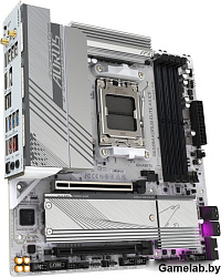 GIGABYTE B650M AORUS ELITE AX ICE, AM5, B650, 4*DDR5, 4*SATA3, 2*M.2, 7*USB 3.2, 4*USB 2.0, Type-C, 