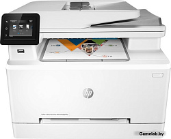 МФУ лазерный HP Color LaserJet Pro M283fdw (7KW75A) A4 Duplex Net WiFi белый/серый