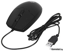 Мышь Оклик 147M V2 USB черный оптическая (2000dpi) USB для ноутбука (4but) 1580834