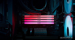 DDR 5 DIMM 32Gb PC57600, 7200Mhz, Kingston FURY Renegade RGB XMP CL38 (Kit of 2) (KF572C38RSAK2-32) 