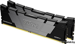 Kingston Модуль памяти Kingston 32GB DDR4 3600 FURY Renegade Black XMP Non-ECC Unbuffered DIMM (Kit 