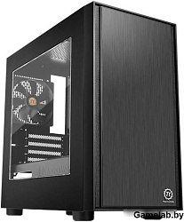 Корпус Thermaltake Versa H17 window черный без БП mATX 2xUSB2.0 1xUSB3.0 audio bott PSU