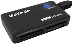 Картридер Defender OPTIMUS USB 2.0, универс. черный