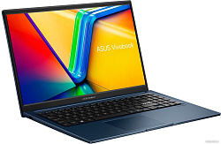 ASUS Ноутбук ASUS Vivobook 15 X1504VA-BQ312 Core i3-1315U/8Gb/SSD256Gb/15.6"/IPS/FHD/NoOS/blue (90NB