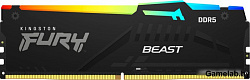 Память DDR5 8GB 5200MHz Kingston KF552C40BBA-8 Fury Beast RGB RTL Gaming PC5-41600 CL40 DIMM 288-pin