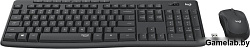 Клавиатура + мышь Logitech MK295 Silent Wireless Combo клав:черный мышь:черный USB беспроводная