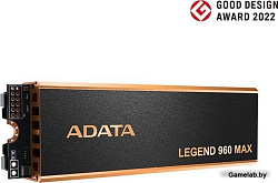 Накопитель SSD A-Data PCI-E 4.0 x4 2Tb ALEG-960M-2TCS Legend 960 Max M.2 2280