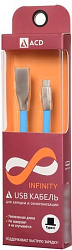 ACD Кабели USB ACD USB кабель ACD-Infinity Type-C ; USB-A TPE, 1.2м, синий (ACD-U922-C2L)