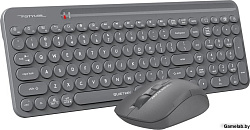 Клавиатура + мышь A4Tech Fstyler FG3300 Air2 клав:серый мышь:серый USB беспроводная slim Multimedia