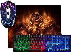 Клавиатура + мышка +PAD AURA MKP-117 RU 52117 DEFENDER