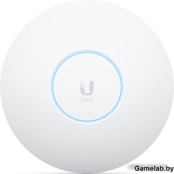 Ubiquiti UniFi 6 AP Enterprise Точка доступа 2,4+5+6 ГГц, Wi-Fi 6E, 4х4 MU-MIMO, 802.3at, 1х 2,5G RJ