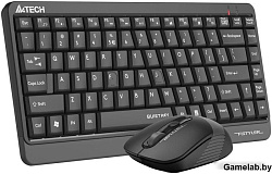 Клавиатура + мышь A4Tech Fstyler FGS1110Q клав:черный/серый мышь:черный/серый USB беспроводная Multi
