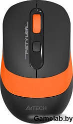 Мышь A4 Fstyler FG10 черный/оранжевый оптическая (2000dpi) беспроводная USB