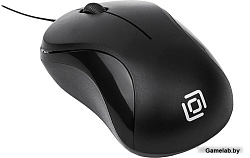Мышь Oklick 115SR черный оптическая (800dpi) USB для ноутбука (2but)