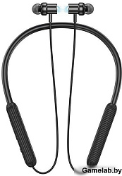 Гарнитура вкладыши Hoco ES70 черный беспроводные bluetooth шейный обод