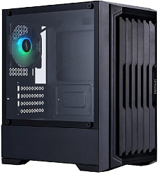 Корпус 1STPLAYER BULLET HUNTER H2 ARGB Black / mATX / 4x120mm ARGB fans / H2-BK-4F7