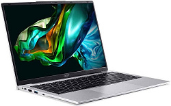 ACER ASPIRE LITE AL14-31P-36EN Intel Core i3 N300/8Gb/512Gb SSD/14'' IPS WUXGA/VGA int/no OS/silver