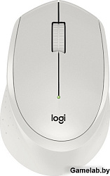 Мышь Logitech M330 Silent Plus белый оптическая (1000dpi) беспроводная USB (2but)