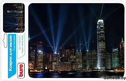 Коврик для мыши Buro BU-M80010 рисунок/Гонконг