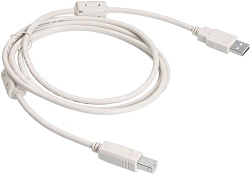 Кабель Buro USB2.0-AM/BM-1.8M-MG USB A(m) USB B(m) 1.8м феррит.кольца серый