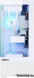 Корпус Formula Crystal Z1 PLUS белый без БП ATX 2xUSB2.0 1xUSB3.0 1xUSB3.1 audio bott PSU