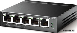 Коммутатор TP-Link TL-SF1005LP 5x100Mb 4PoE неуправляемый