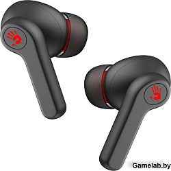 Гарнитура вкладыши A4Tech Bloody M30 черный/красный беспроводные bluetooth в ушной раковине (M30 (BL
