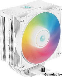 Кулер DEEPCOOL AG400 DIGITAL WH ARGB LGA1700/1200/115X/AM5/AM4 (9шт/кор, TDP 220W, PWM, ARGB Fan 120