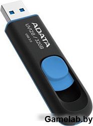 A-Data DashDrive UV128 Black/Blue 32GB (AUV128-32G-RBE)DashDrive UV128 Black/Blue 32GB (AUV128-32G-R