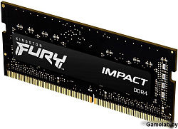 SO-DIMM DDR 4 DIMM 16Gb PC25600, 3200Mhz, Kingston FURY Impact (Kit of 2) (KF432S20IBK2/16) (retail)