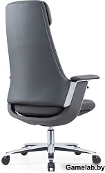 Кресло руководителя Cactus CS-LBK-KYOTO кожа с подголов. крестов. алюминий