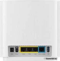 ASUS XT9 (W-1-PK)//1 access point, 802.11b/g/n/ac/ax, 574 + 4804Mbps, 2,4 + 5 gGz, white ; 90IG0740-