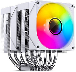 Кулер JONSBO CR-1400 DV2 White LGA1700/1200/115X/AM5/AM4 (12шт/кор, TDP 220W, PWM, 92mm ARGB Fan*2, 